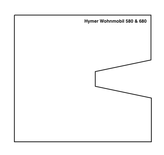 Topper für Hymer Wohnmobil 580 680