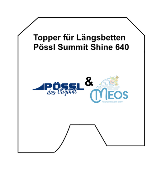Poessl summit shine 640 topper laengsbett