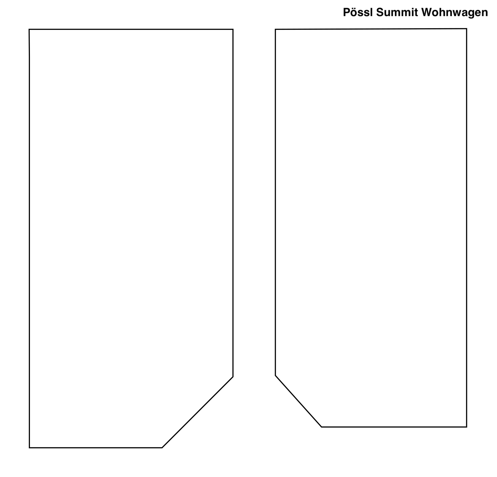 Topper für alle Pössl Wohnmobile D-Line, Summit, 2Win, Trenta, H-Line, Vanstar, Campster, etc.