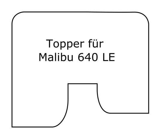 Topper für Malibu 640 LE Wohnmobil